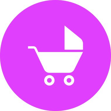 Alışveriş arabası ikon vektör illüstrasyonu