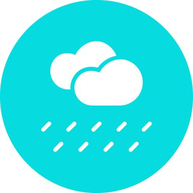 bulut simgesi, vektör illüstrasyonu