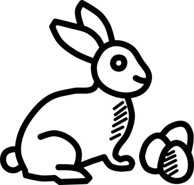 Paskalya yumurtası. Basit resimleme