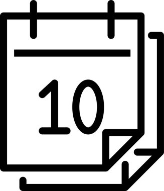 Takvim. Web simgesi basit illüstrasyon