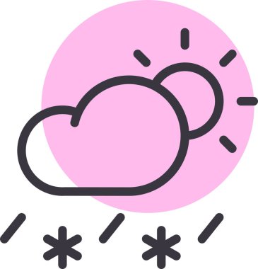 Güneş. Web simgesi basit illüstrasyon