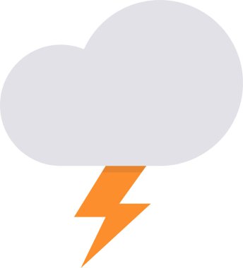 Bulut. Web simgesi basit illüstrasyon