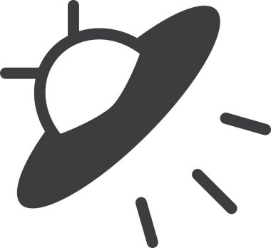 Uydu. Web simgesi basit illüstrasyon