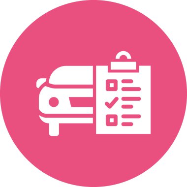 araba simgesi vektör illüstrasyonu