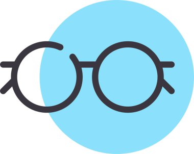 Güneş gözlüğü. Web simgesi basit illüstrasyon