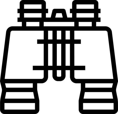 Dürbün. Web simgesi basit illüstrasyon