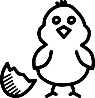 Şirin kuş. Web simgesi