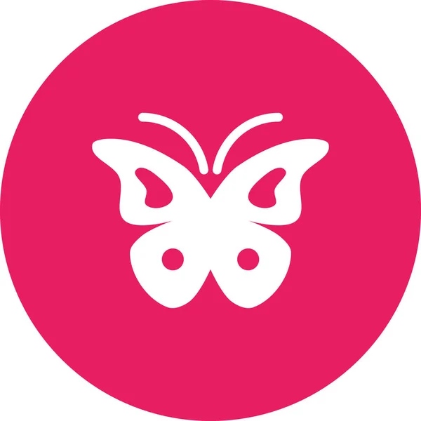 Mariposa Icono Vector Ilustración — Vector de stock