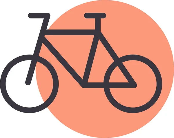 Bicycle Icon Simple Illustration Bike Vector Icon Web — Stock Vector