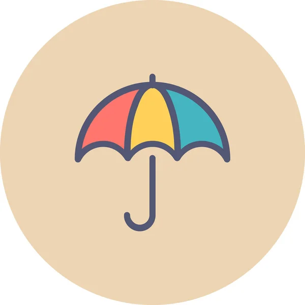 Umbrella Icon Vector Illustration — Stock Vector