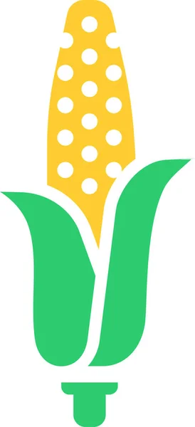 Corn Web Icon Simple Illustration — Stock Vector