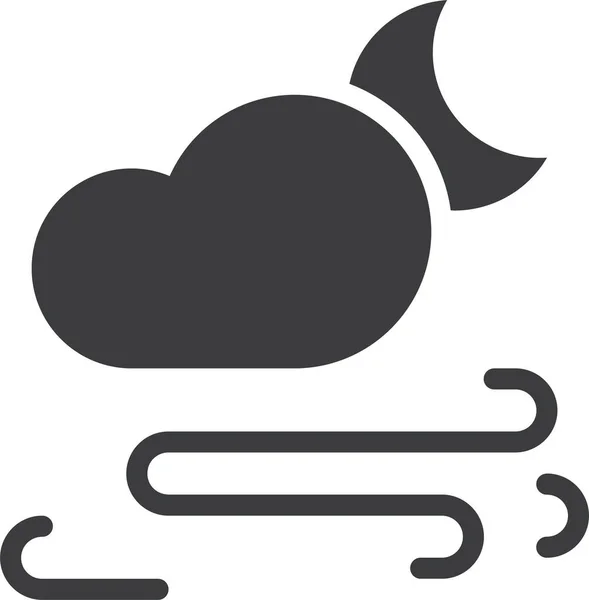 Nube Icono Web Diseño Simple — Archivo Imágenes Vectoriales