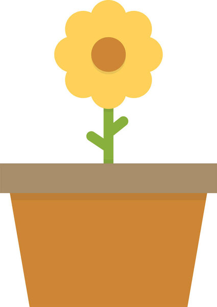 цветок. веб-иконка простой дизайн