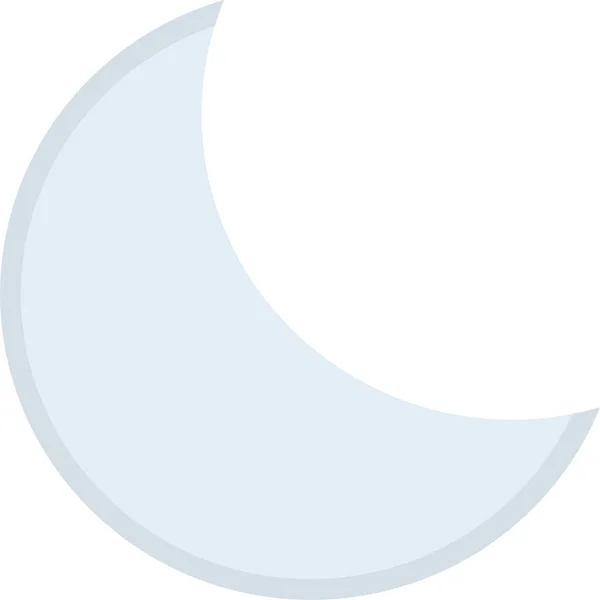 Moon Web Icon Simple Illustration — Stock Vector