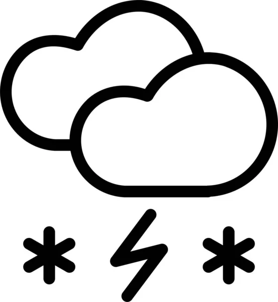 Nuvola Web Icon Design Semplice — Vettoriale Stock