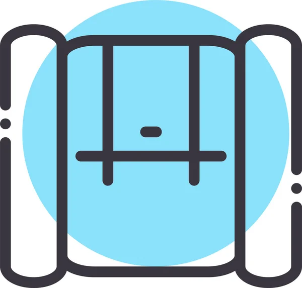 Rucksack Web Icon Einfache Illustration — Stockvektor