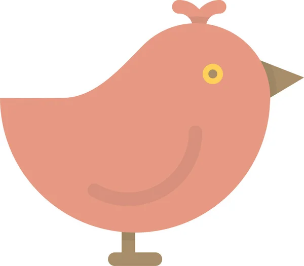 Pták Webová Ikona Jednoduchá Ilustrace — Stockový vektor