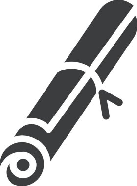 diploma. Web simgesi basit illüstrasyon