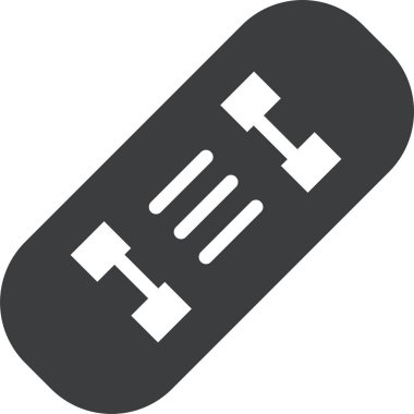 Kaykayın vektör illüstrasyonu