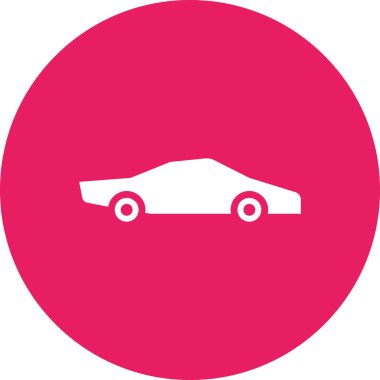 araba simgesi vektör illüstrasyonu