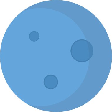 Ay. Web simgesi basit illüstrasyon