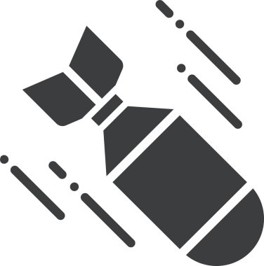 Bomba. Web simgesi basit illüstrasyon