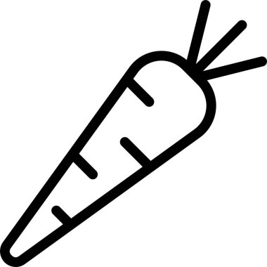 Turp. Web simgesi basit illüstrasyon