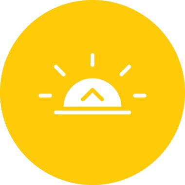 Güneşin vektör çizimi