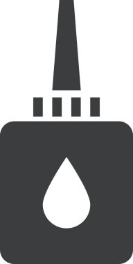 Yağ. Web simgesi basit illüstrasyon