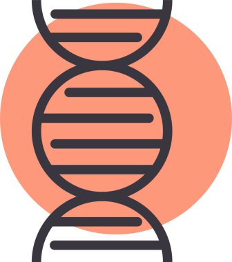 dna. Web simgesi basit illüstrasyon