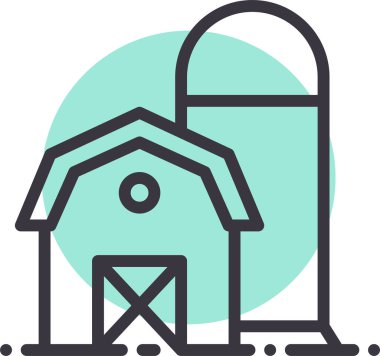 Ev. Web simgesi basit illüstrasyon