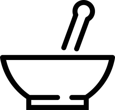 Havan topu. Web simgesi basit illüstrasyon