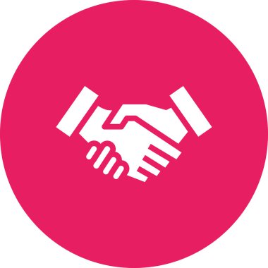 El sıkışma simgesi, vektör illüstrasyonu