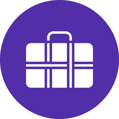 seyahat çantası. Basit resimleme