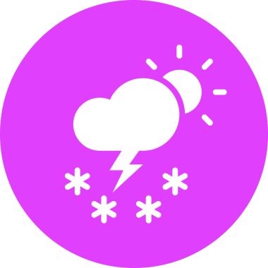 Bulut simgesi soyut arkaplan grubunda izole edildi