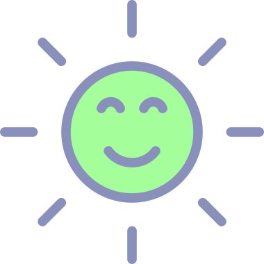 Yüz. Web simgesi basit illüstrasyon