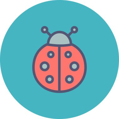 Uğur böceği vektör illüstrasyonuName