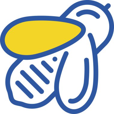 Arı. Web simgesi basit illüstrasyon