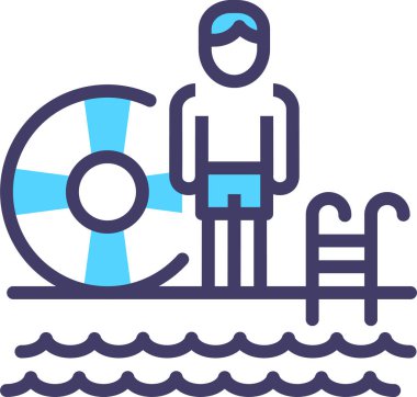 Tüplü dalgıç. Web simgesi