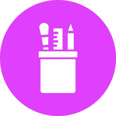 cetvel web simgesi, basit vektör illüstrasyonu