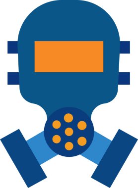 maske koruması. Basit resimleme