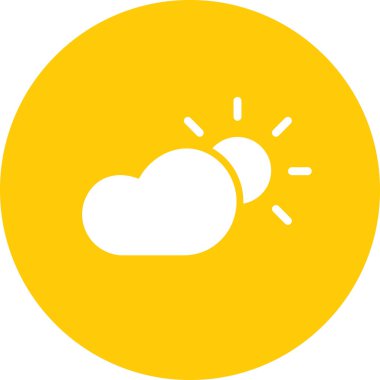 Hava bulutlu. Basit tasarım 