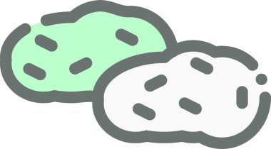 Tatlı patates. Web simgesi basit illüstrasyon