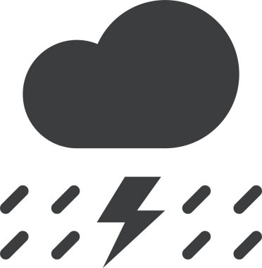 Bulut. Web simgesi basit tasarım