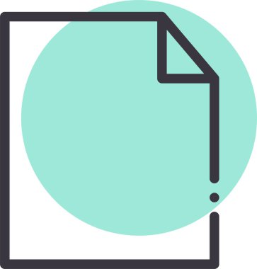 dosya biçimi simgesi, vektör illüstrasyonu