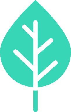 Ağaç. Web simgesi basit illüstrasyon