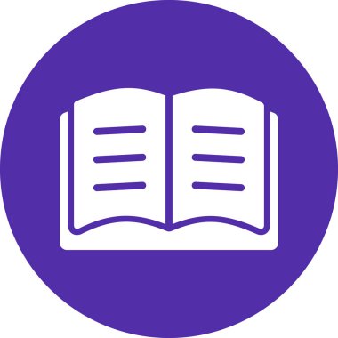 kitap simgesi vektör illüstrasyonu