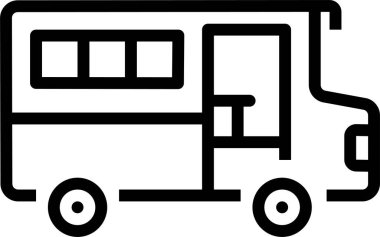 Teslimat. Web simgesi basit illüstrasyon