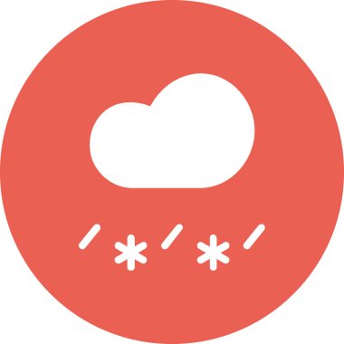 Bulut. Web simgesi basit illüstrasyon