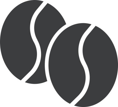 Kahve. Web simgesi basit illüstrasyon 